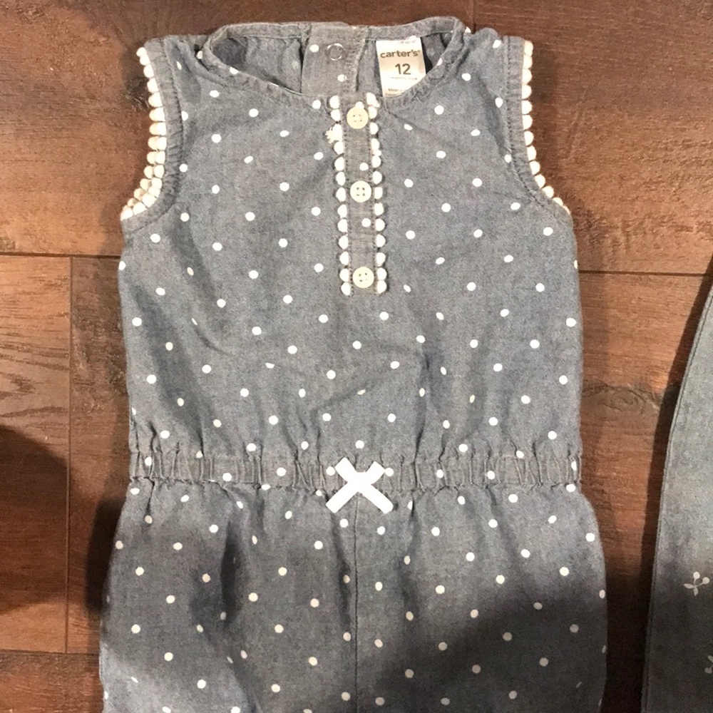 ☀️ Girls 12m Rompers ☀️ - Picture 4 of 6